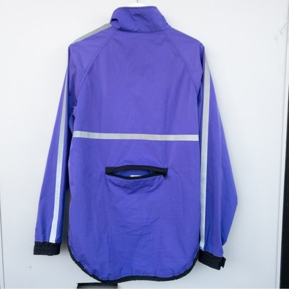 COPY - MEC Vintage 1990s Reflective Cycling Rain Jacket - Picture 10 of 15
